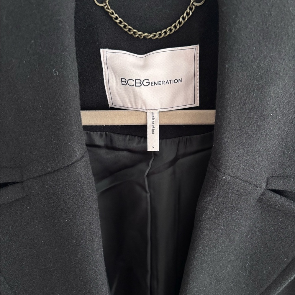 BCBGeneration Black Wool Blend Coat - image 3